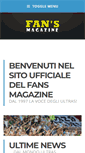 Mobile Screenshot of fansmagazine.eu